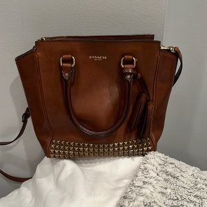 COACH Saddle leather crossbody
